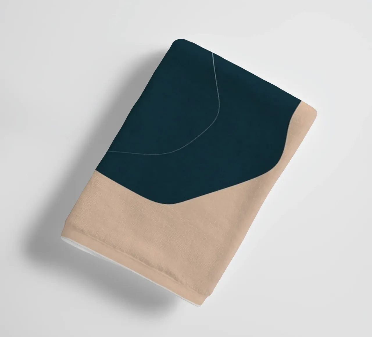 Abstrakte Boho Kunst – Erdtöne & Modern Handtuch von Whole©