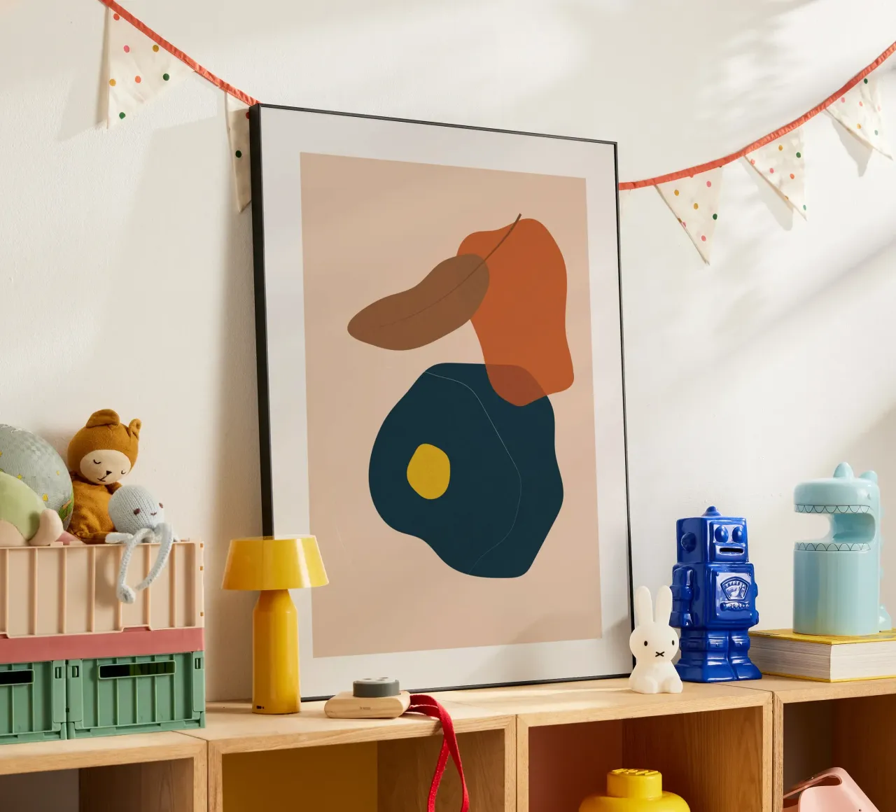 Arte astratta boho - toni della terra e modernità alluminio dibond da Whole©