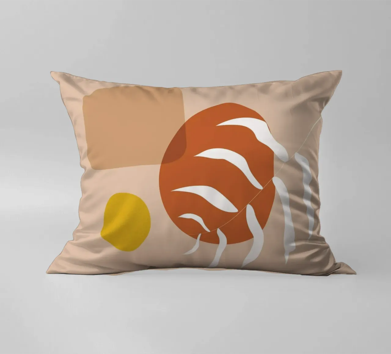 Natura boho - toni della terra e design a foglie cuscino da Whole©
