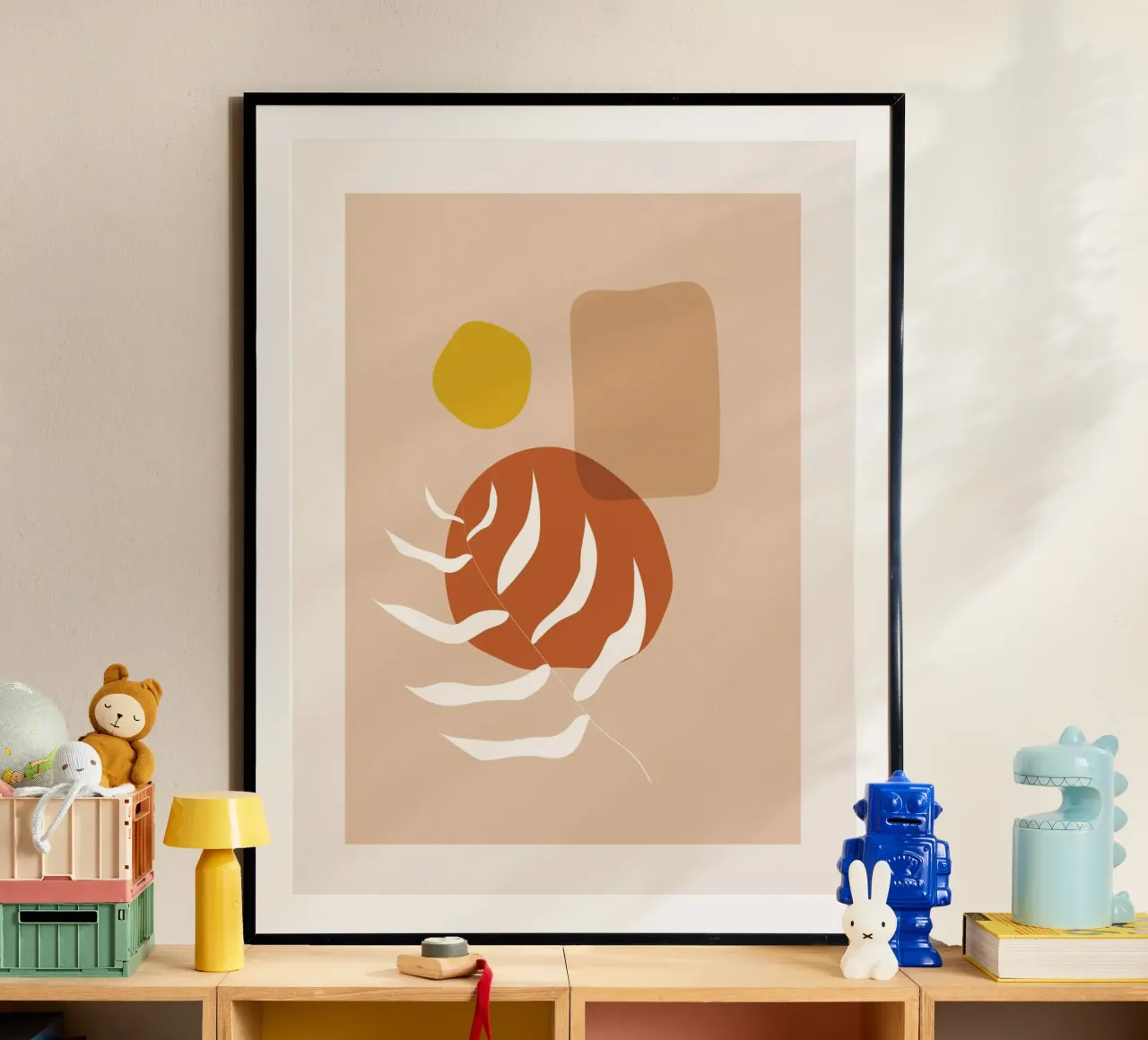 Natura boho - toni della terra e design a foglie carta hahnemühle da Whole©