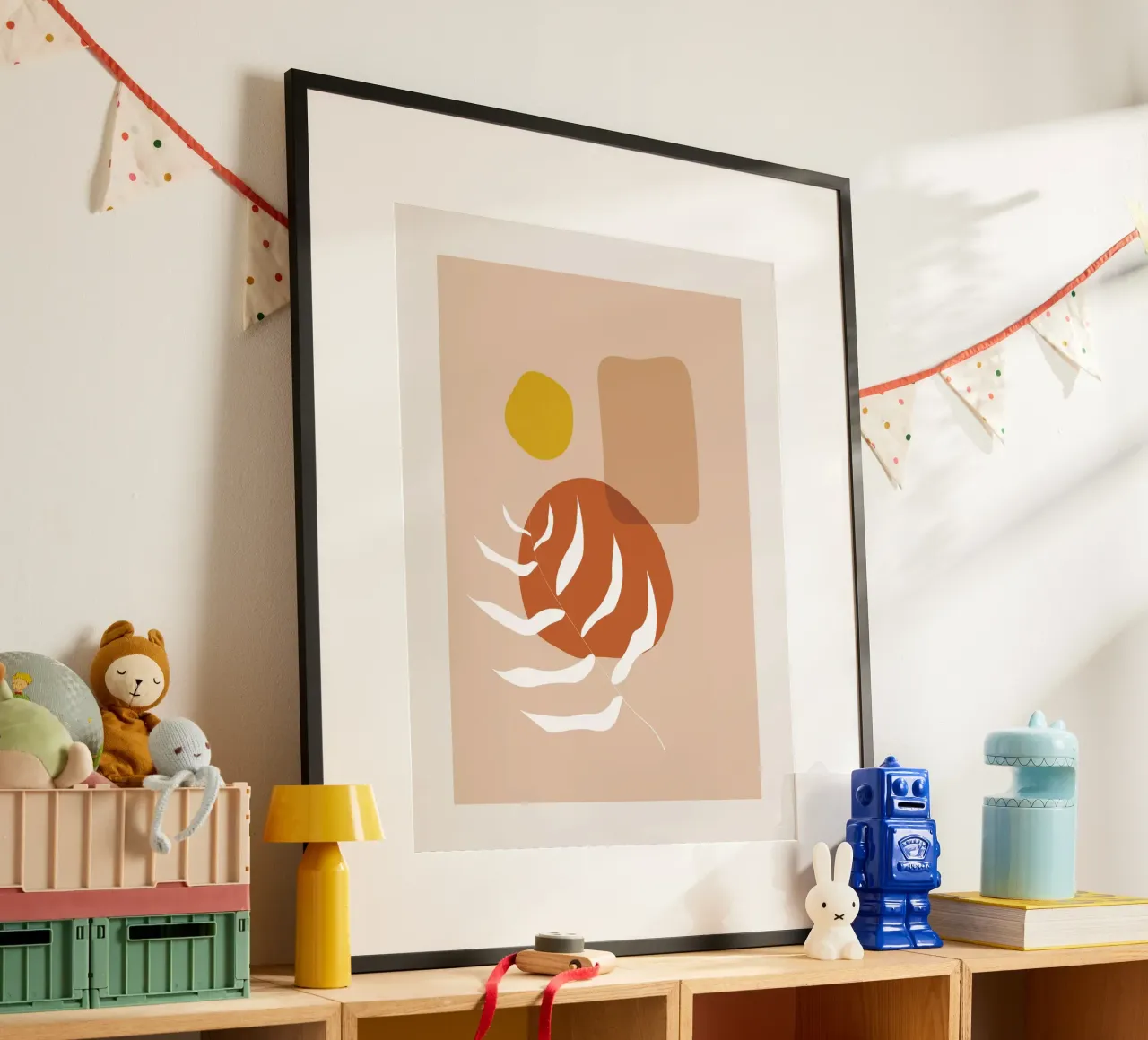 Natura boho - toni della terra e design a foglie carta hahnemühle da Whole©