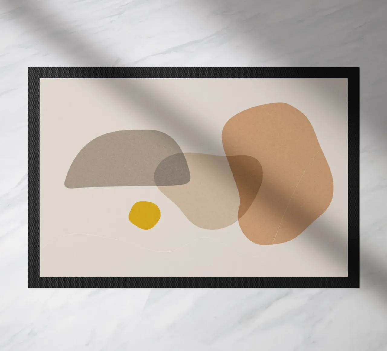 Forme astratte - toni della terra e minimalismo zerbino da Whole©
