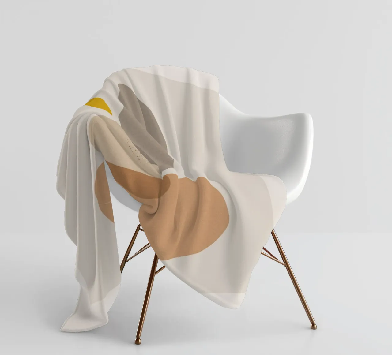 Forme astratte - toni della terra e minimalismo coperta in pile da Whole©