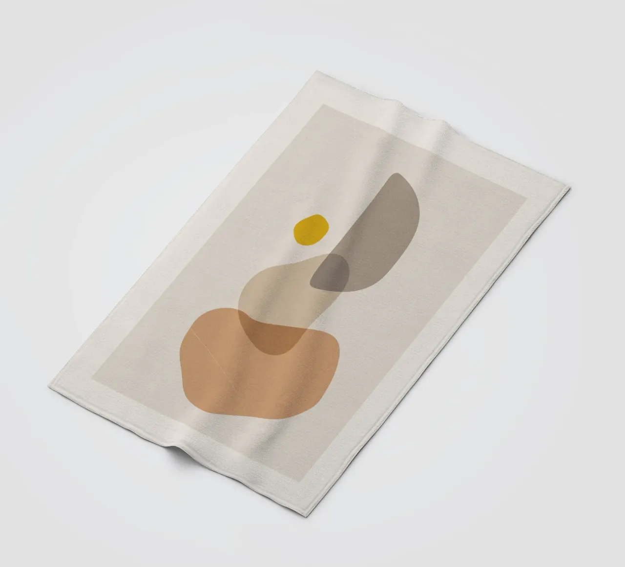 Forme astratte - toni della terra e minimalismo coperta in pile da Whole©