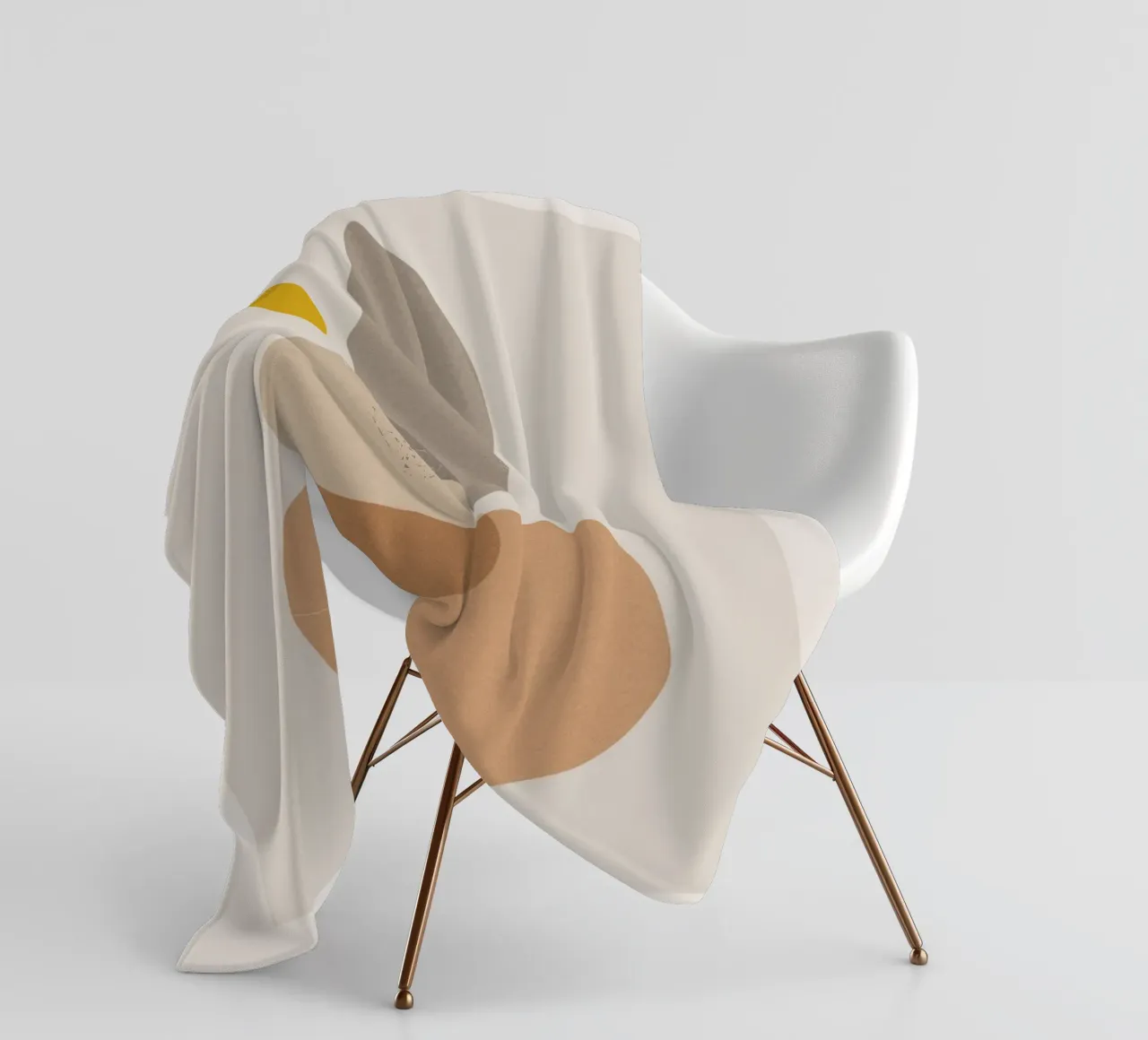 Forme astratte - toni della terra e minimalismo coperta in pile da Whole©