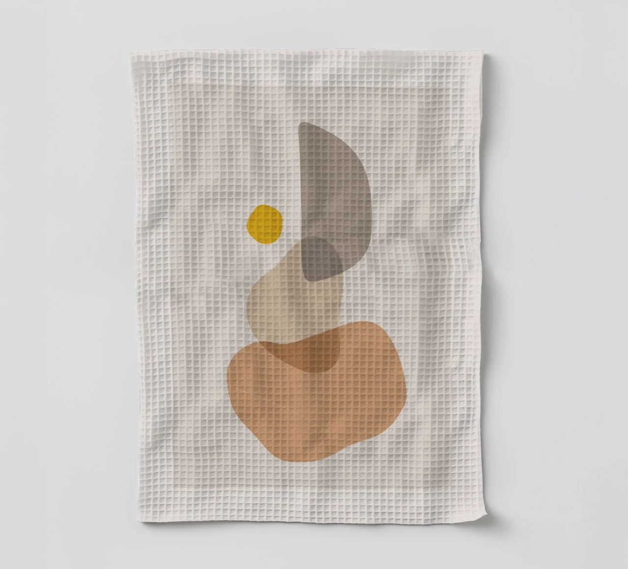 Forme astratte - toni della terra e minimalismo canovaccio da cucina da Whole©