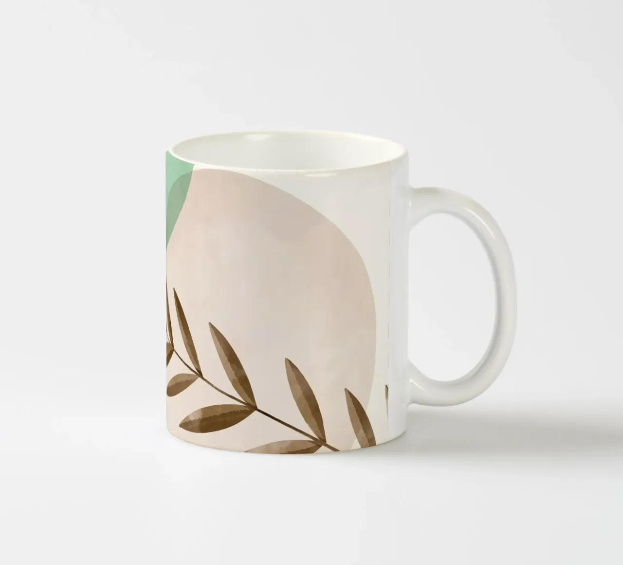 Foglie boho - Colori tenui e natura tazza in ceramica da Whole©