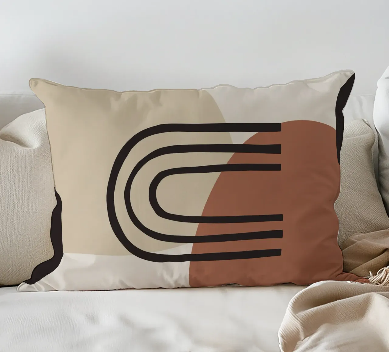 Arco Boho - Minimal e tonalità della terra cuscino da Whole©