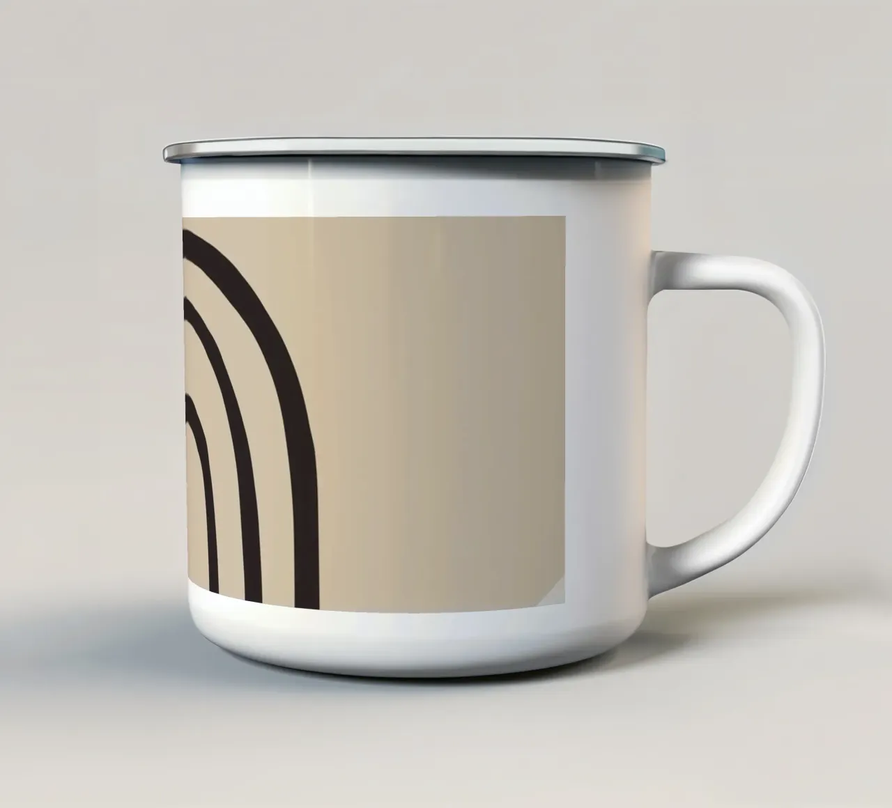 Arco Boho - Minimal e tonalità della terra tazza in smalto da Whole©