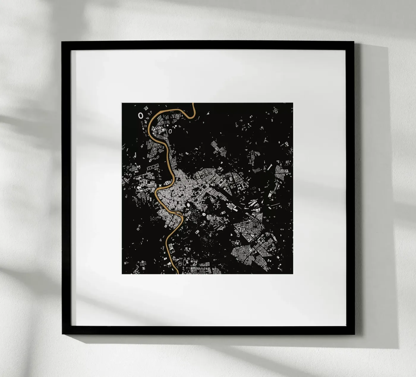 Rome Brown poster da Urban Maps