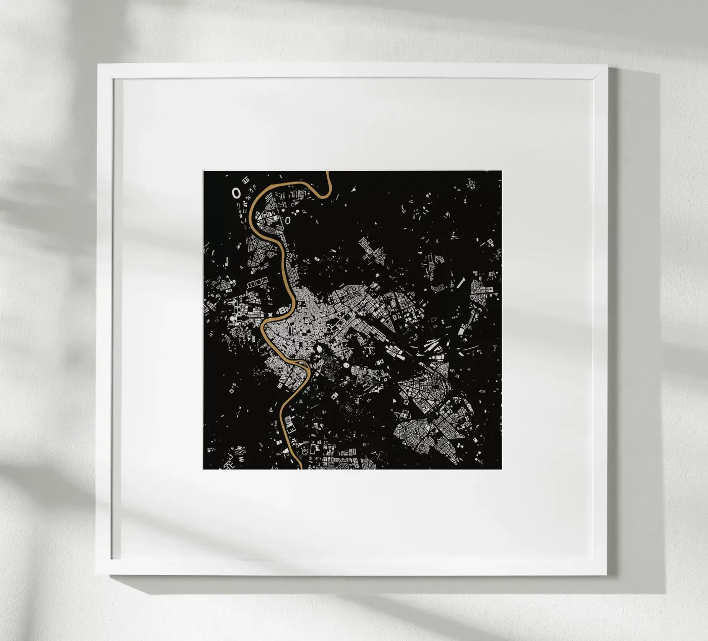 Rome Brown poster da Urban Maps