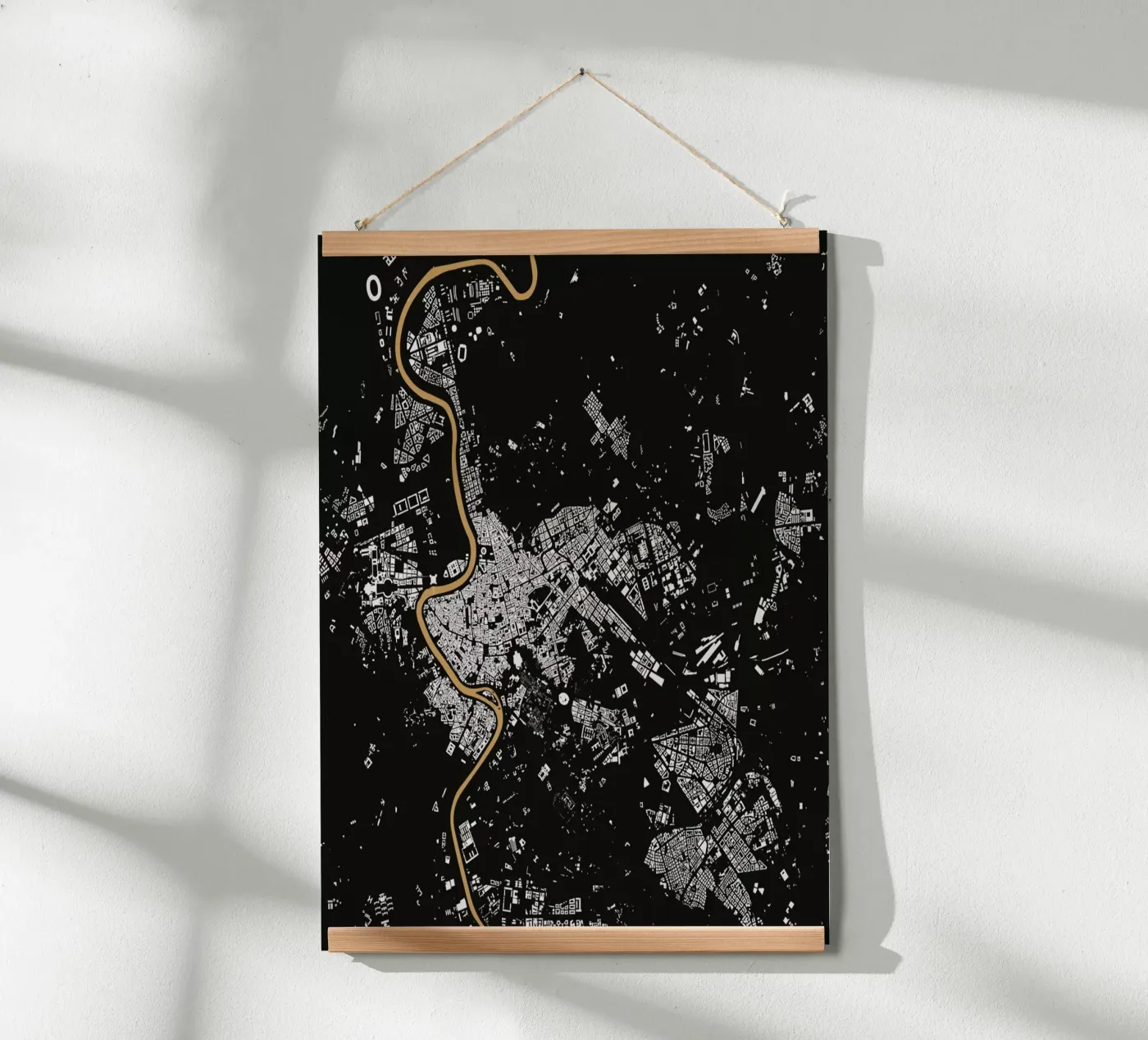 Rome Brown poster da Urban Maps
