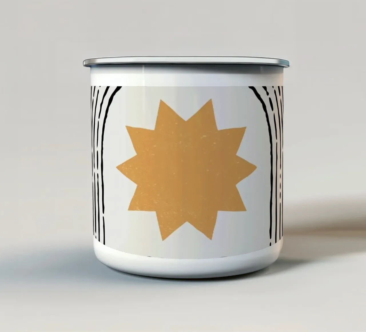 Boho Sonnentor - Design spirituale tazza in smalto da Whole©