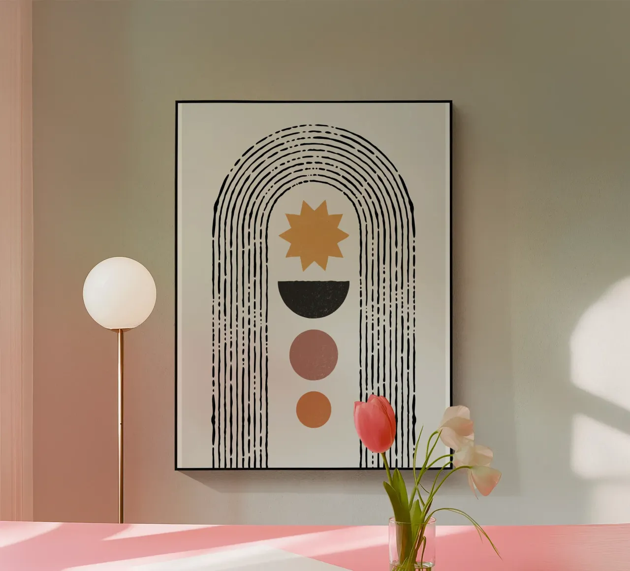 Boho Sonnentor - Spiritual design acrylic glass by Whole©