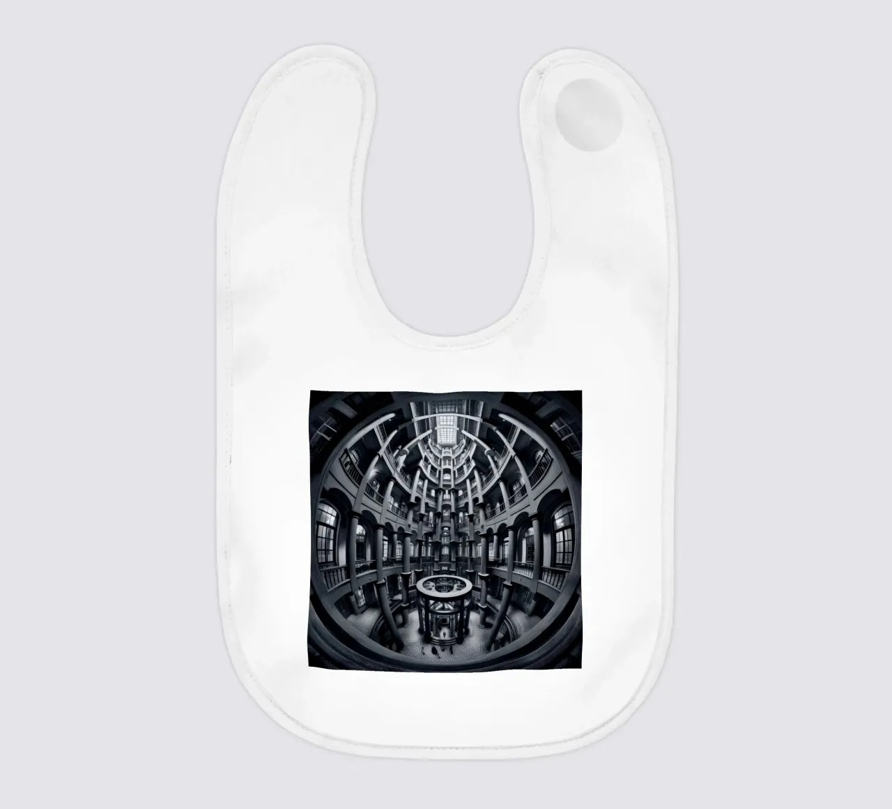 Sphere 052 - Symmetrical Architecture baby bib by Spheres