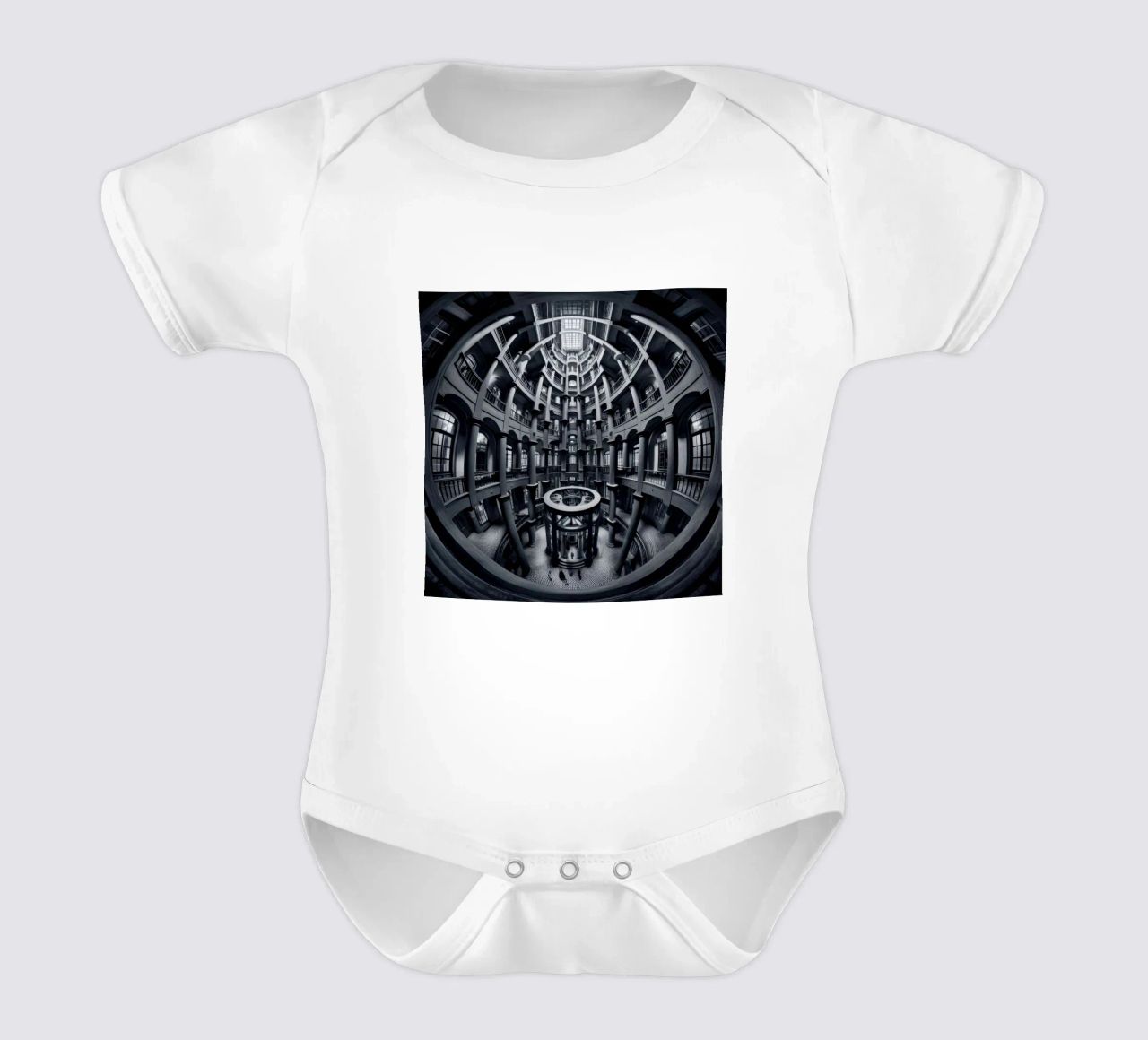 Sphere 052 - Symmetrical Architecture body neonato maniche corte da Spheres