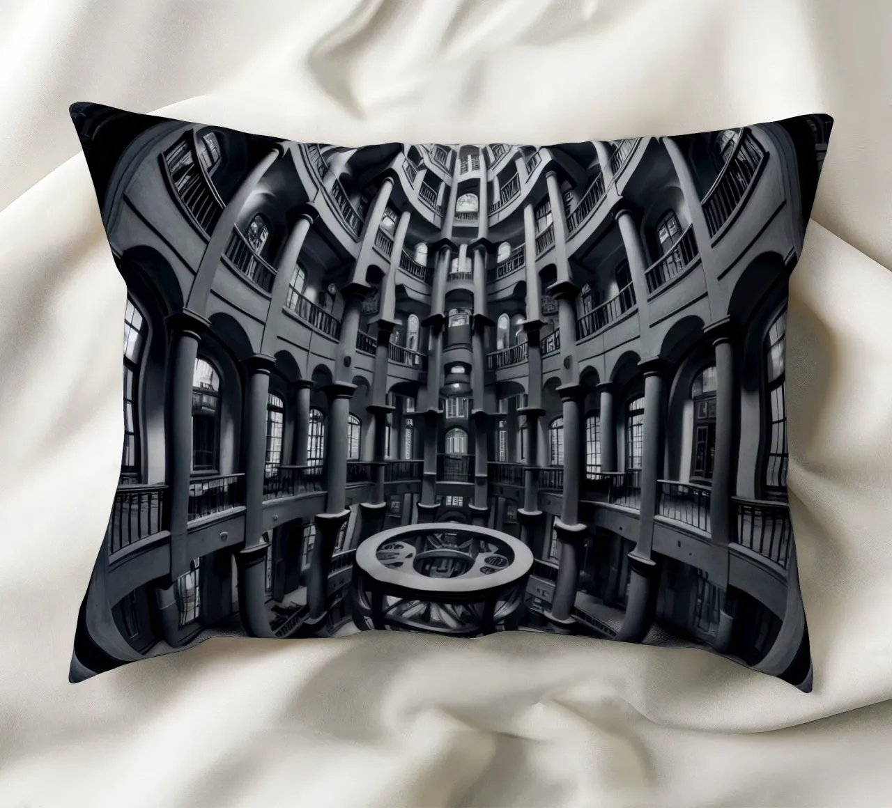 Sphere 052 - Symmetrical Architecture cuscino da Spheres