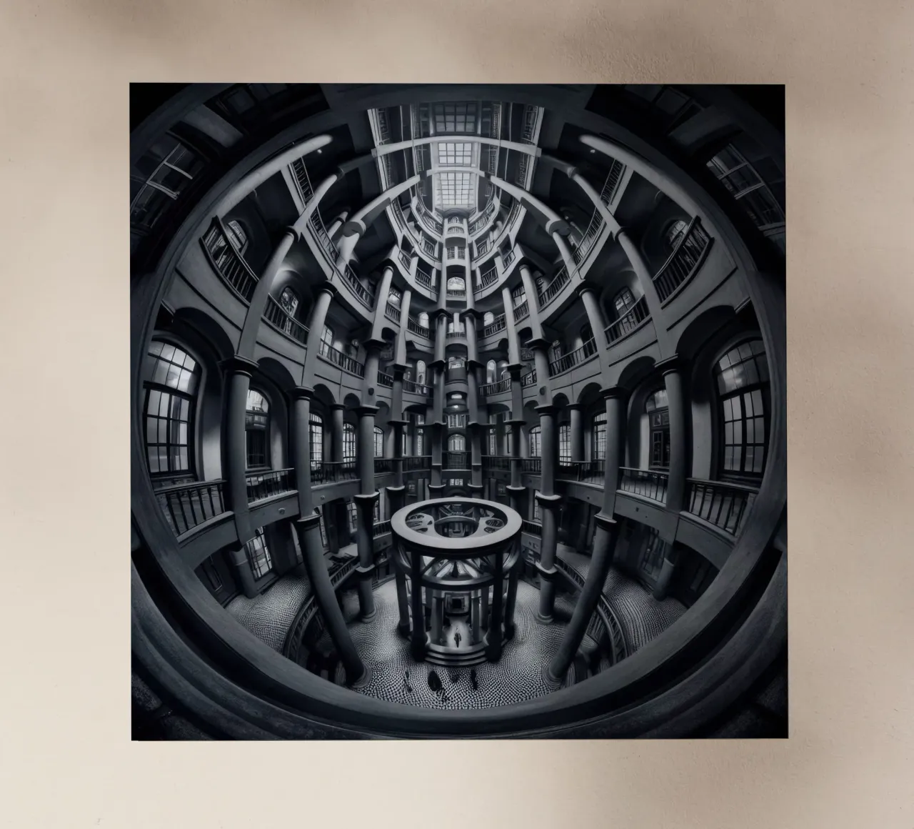 Sphere 052 - Symmetrical Architecture pellicola backlit da Spheres