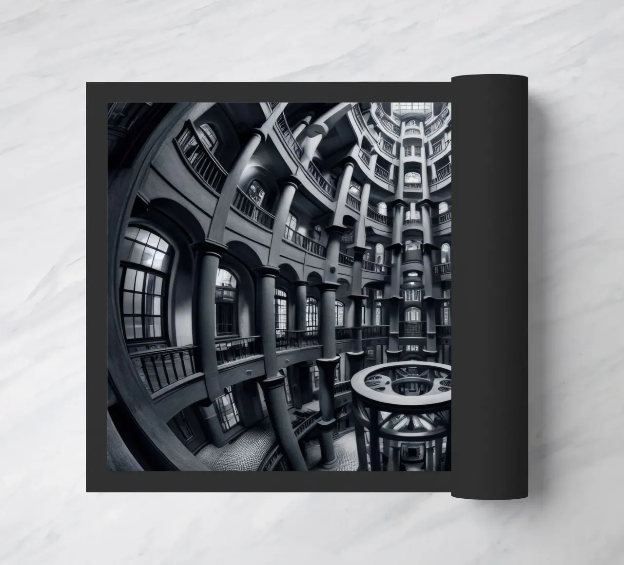 Sphere 052 - Symmetrical Architecture doormat by Spheres