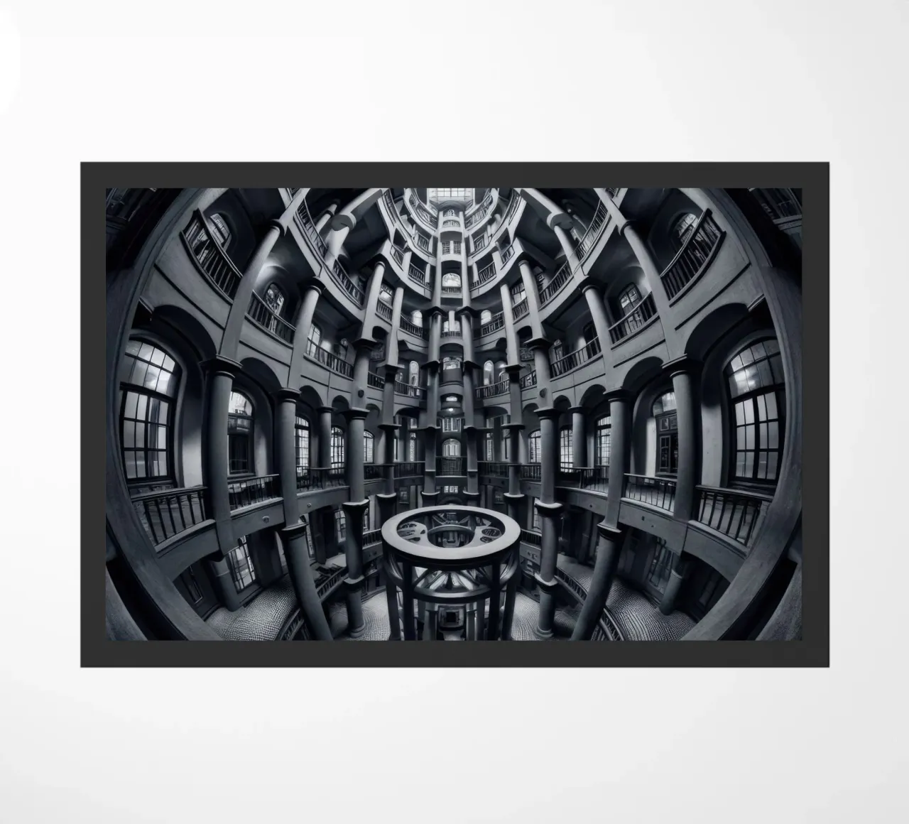 Sphere 052 - Symmetrical Architecture Fußmatte von Spheres