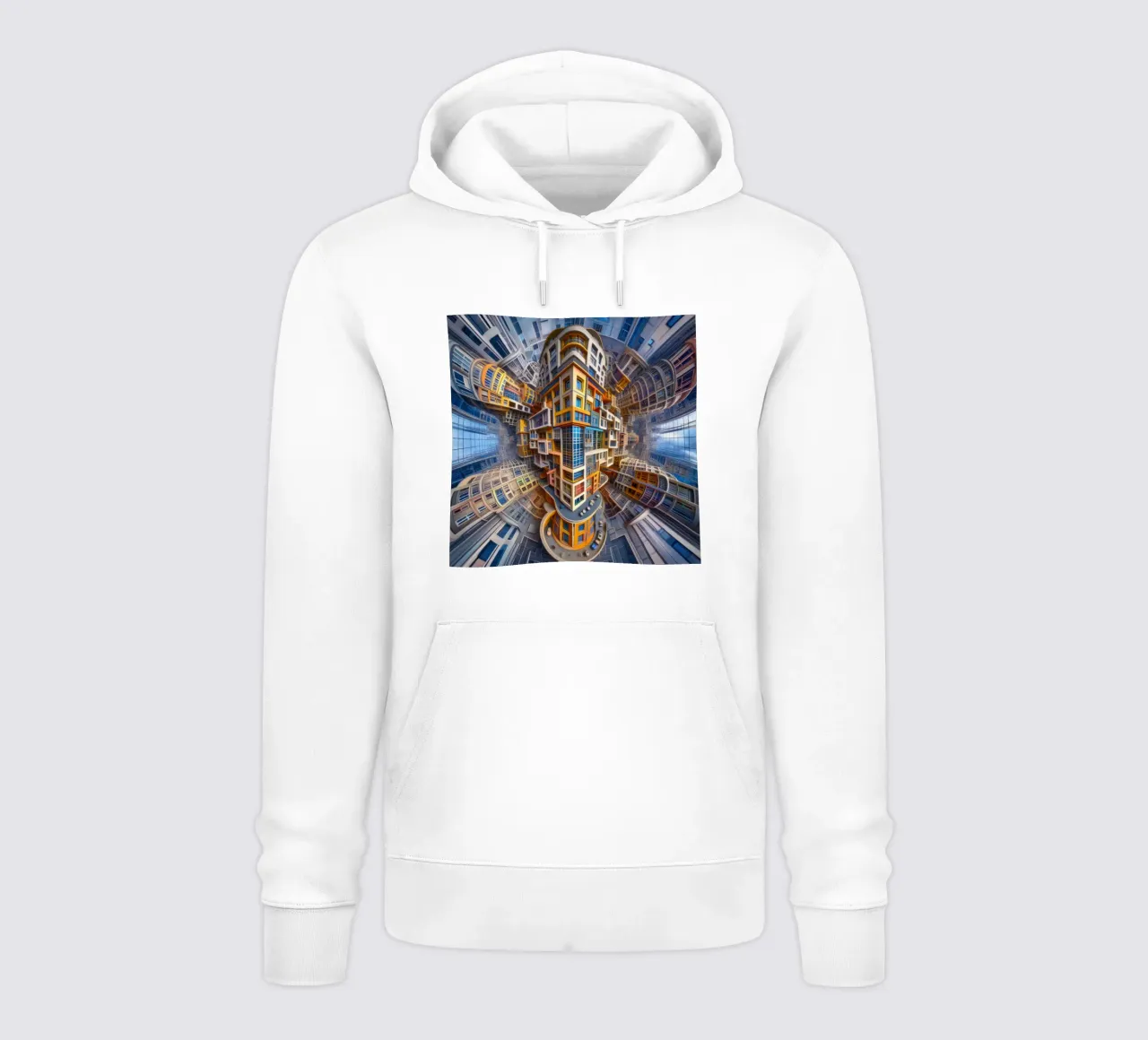 Sphere 053 - Futuristic Building Design With Vibrant Colors sweat à capuche de Spheres