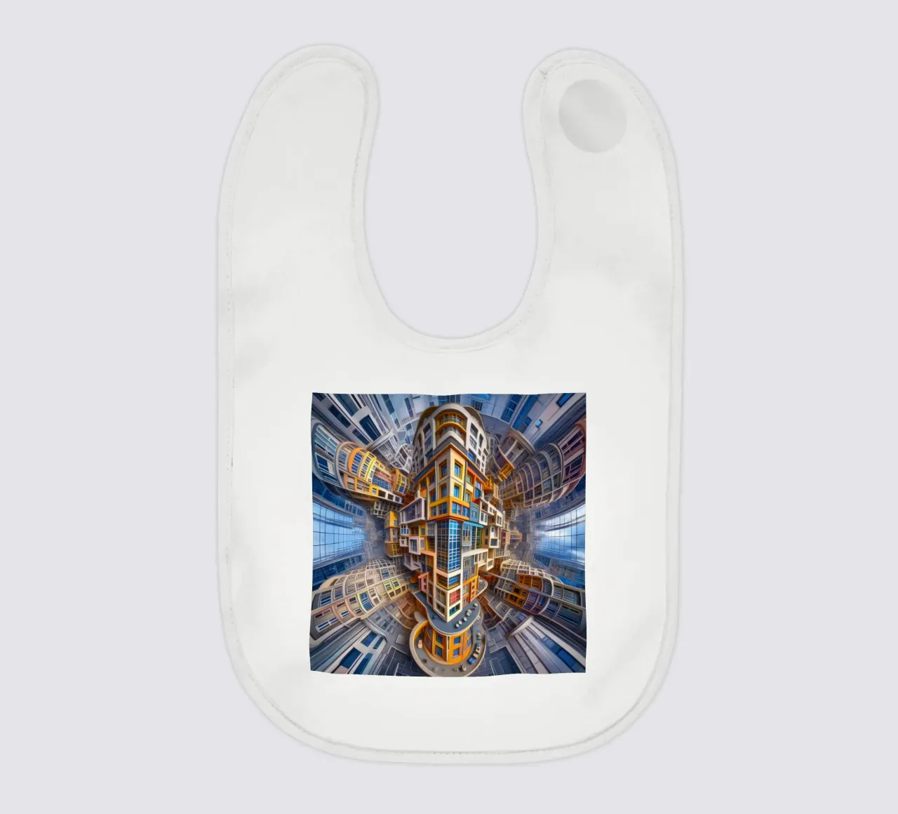 Sphere 053 - Futuristic Building Design With Vibrant Colors bavaglino da Spheres