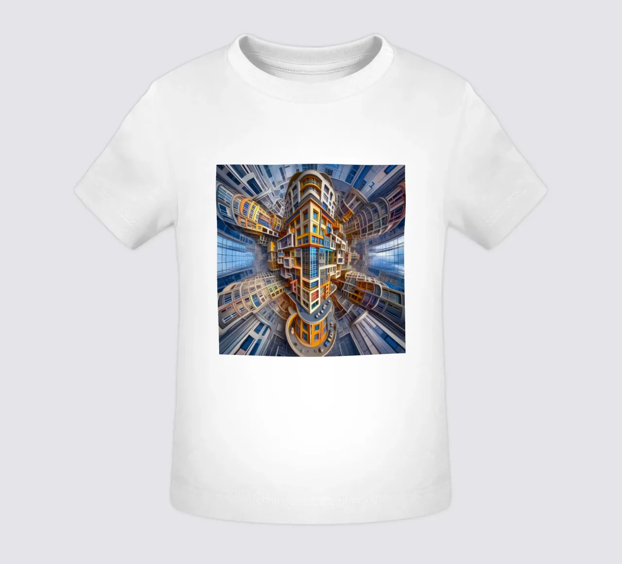 Sphere 053 - Futuristic Building Design With Vibrant Colors maglietta neonato da Spheres