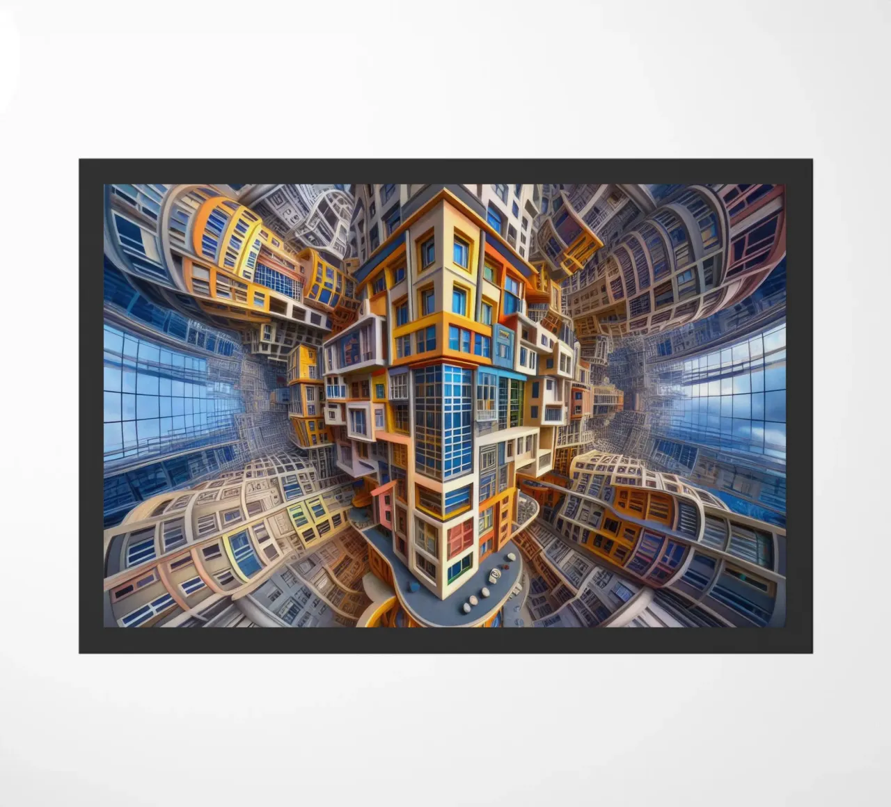 Sphere 053 - Futuristic Building Design With Vibrant Colors zerbino da Spheres