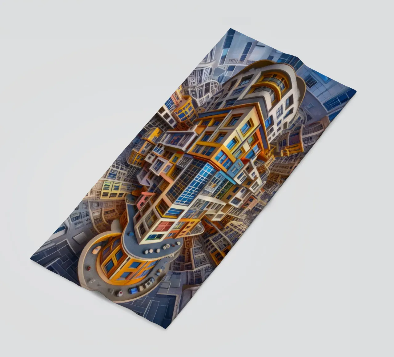 Sphere 053 - Futuristic Building Design With Vibrant Colors telo mare da Spheres