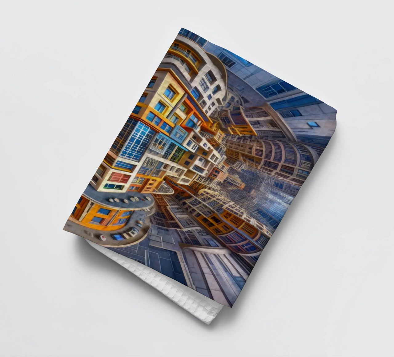 Sphere 053 - Futuristic Building Design With Vibrant Colors canovaccio da cucina da Spheres
