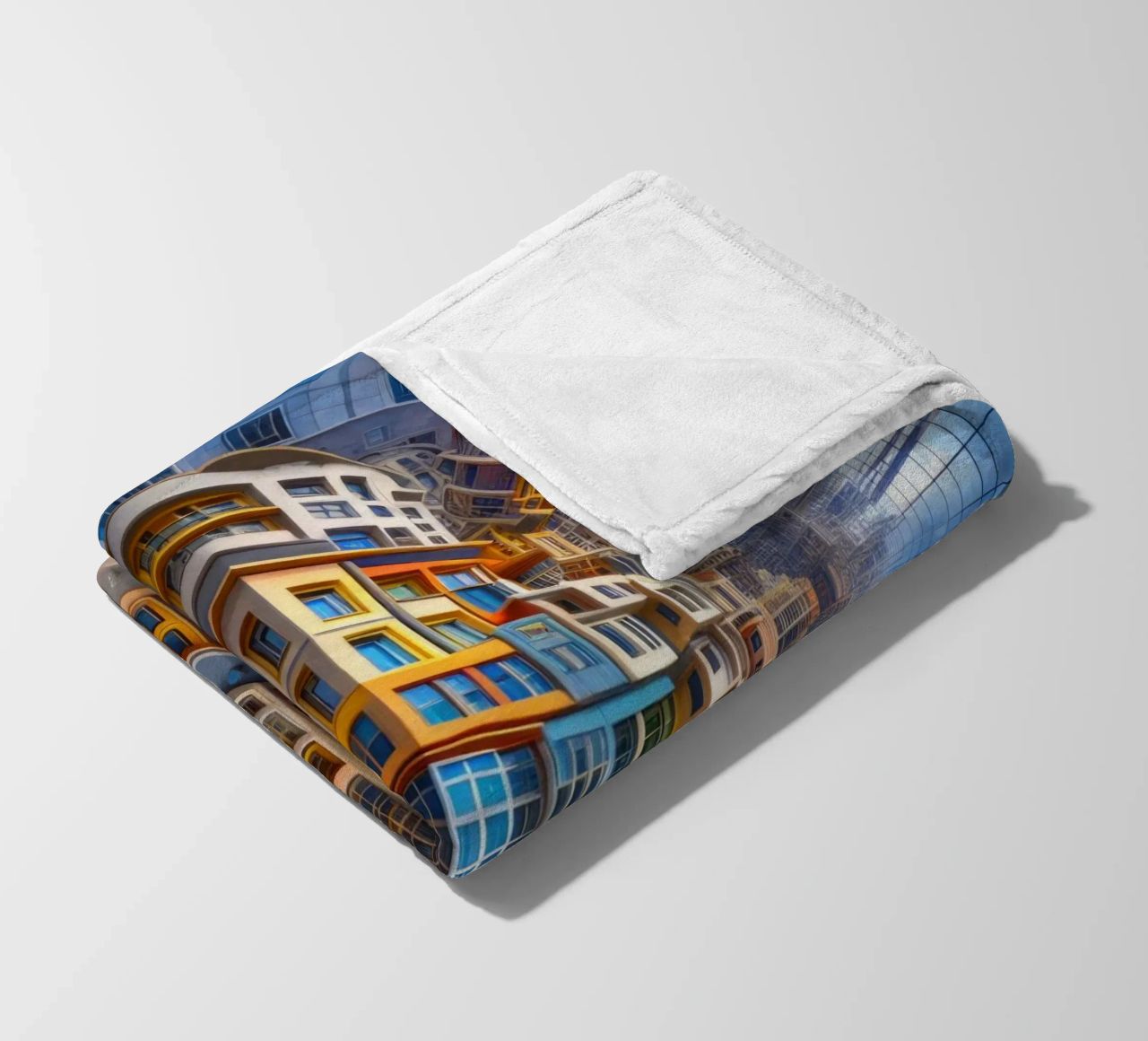Sphere 053 - Futuristic Building Design With Vibrant Colors coperta in pile da Spheres