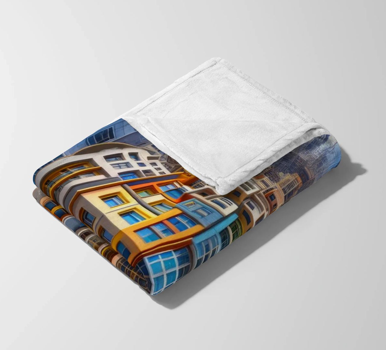 Sphere 053 - Futuristic Building Design With Vibrant Colors coperta in pile da Spheres