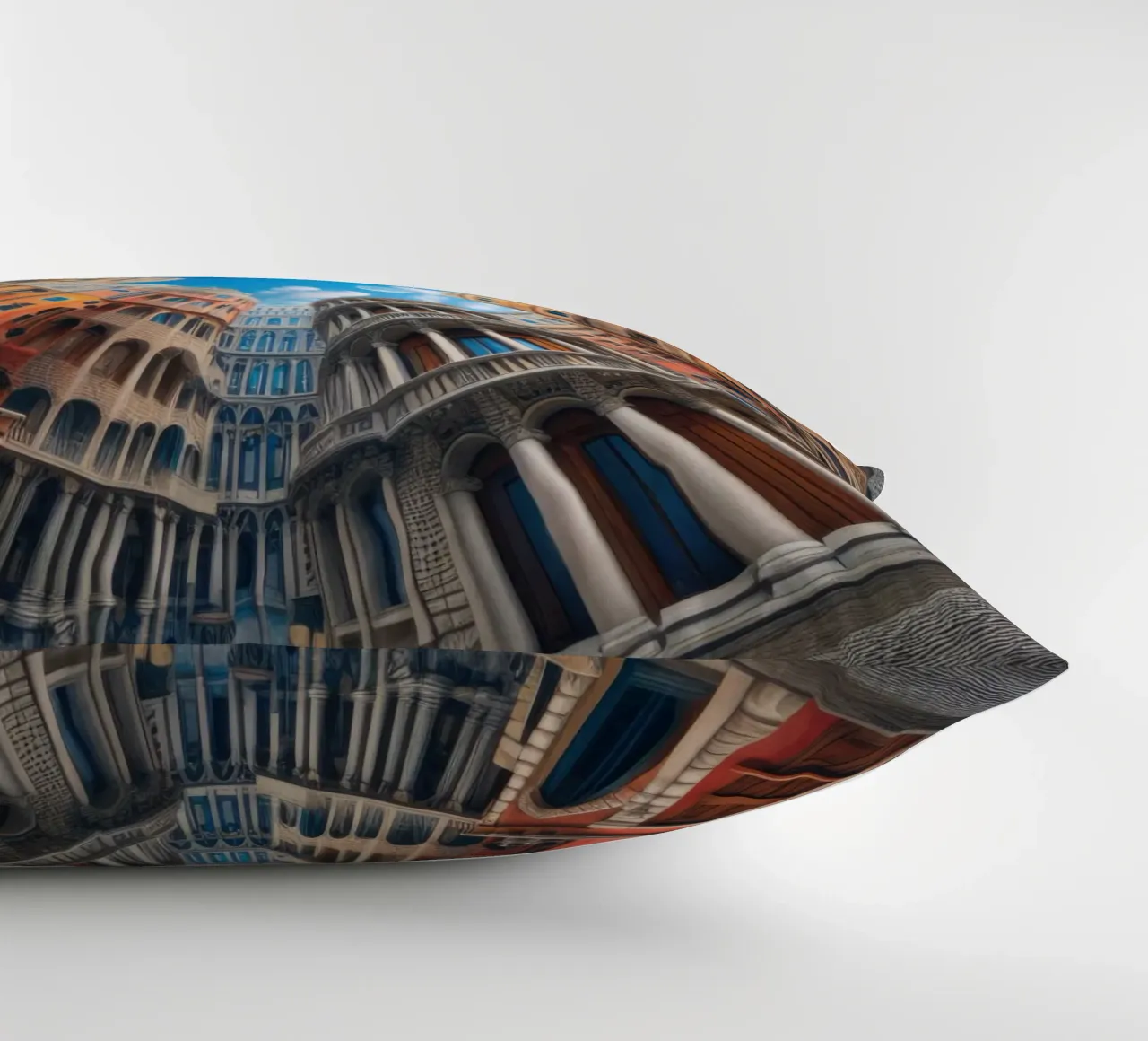 Sphere 054 - Circular Urban Skyline cuscino da Spheres