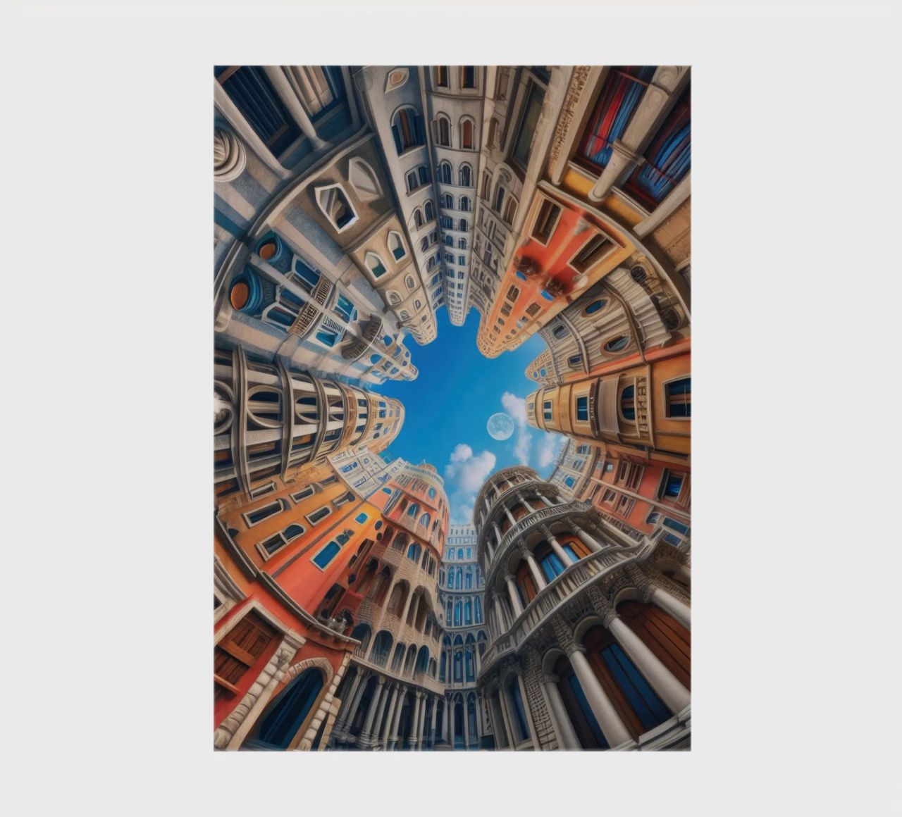 Sphere 054 - Circular Urban Skyline notebook by Spheres