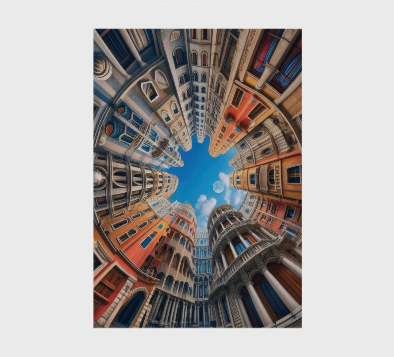 Sphere 054 - Circular Urban Skyline notebook by Spheres