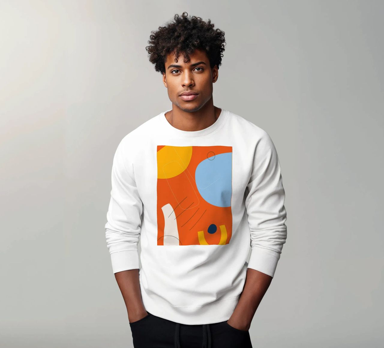 Esplosione astratta di colori - Design moderno felpa da Whole©