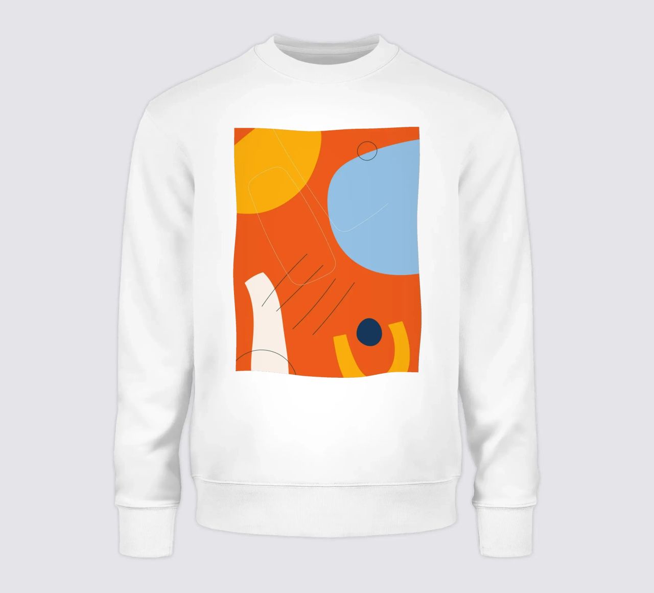 Esplosione astratta di colori - Design moderno felpa da Whole©