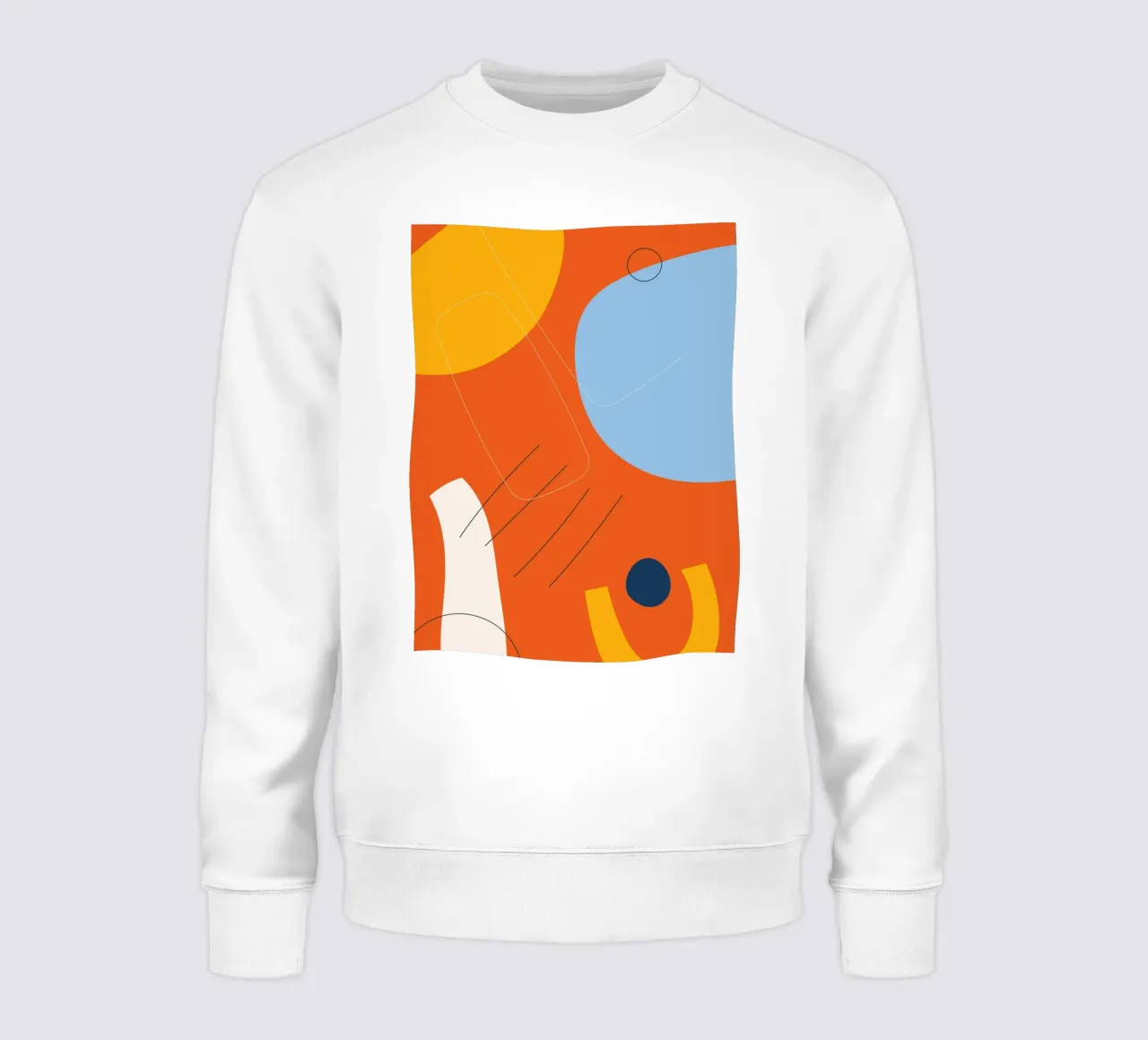 Esplosione astratta di colori - Design moderno felpa da Whole©