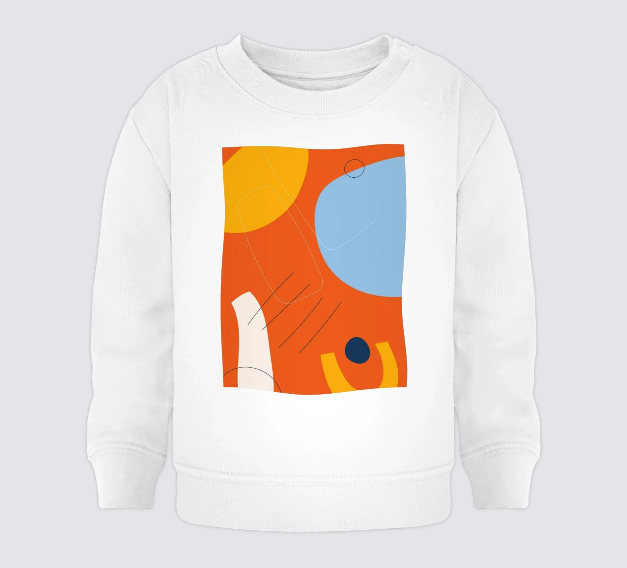 Esplosione astratta di colori - Design moderno felpa neonato da Whole©