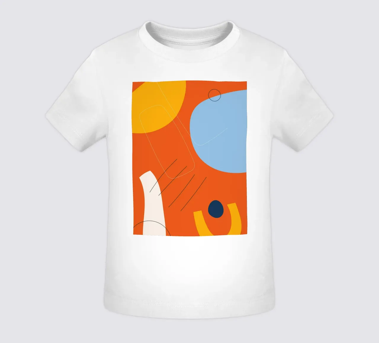 Esplosione astratta di colori - Design moderno maglietta neonato da Whole©