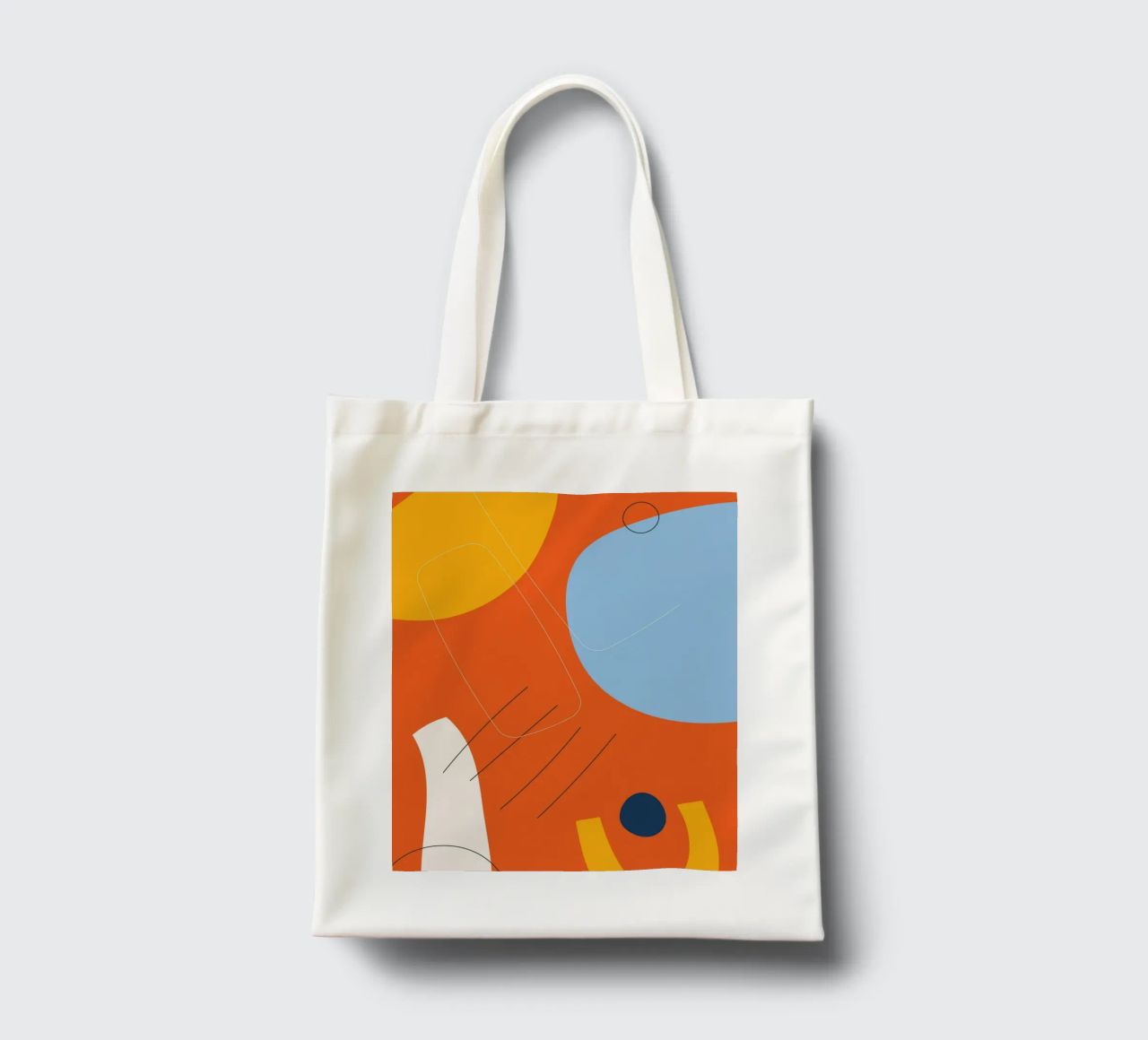 Esplosione astratta di colori - Design moderno borsa in juta da Whole©