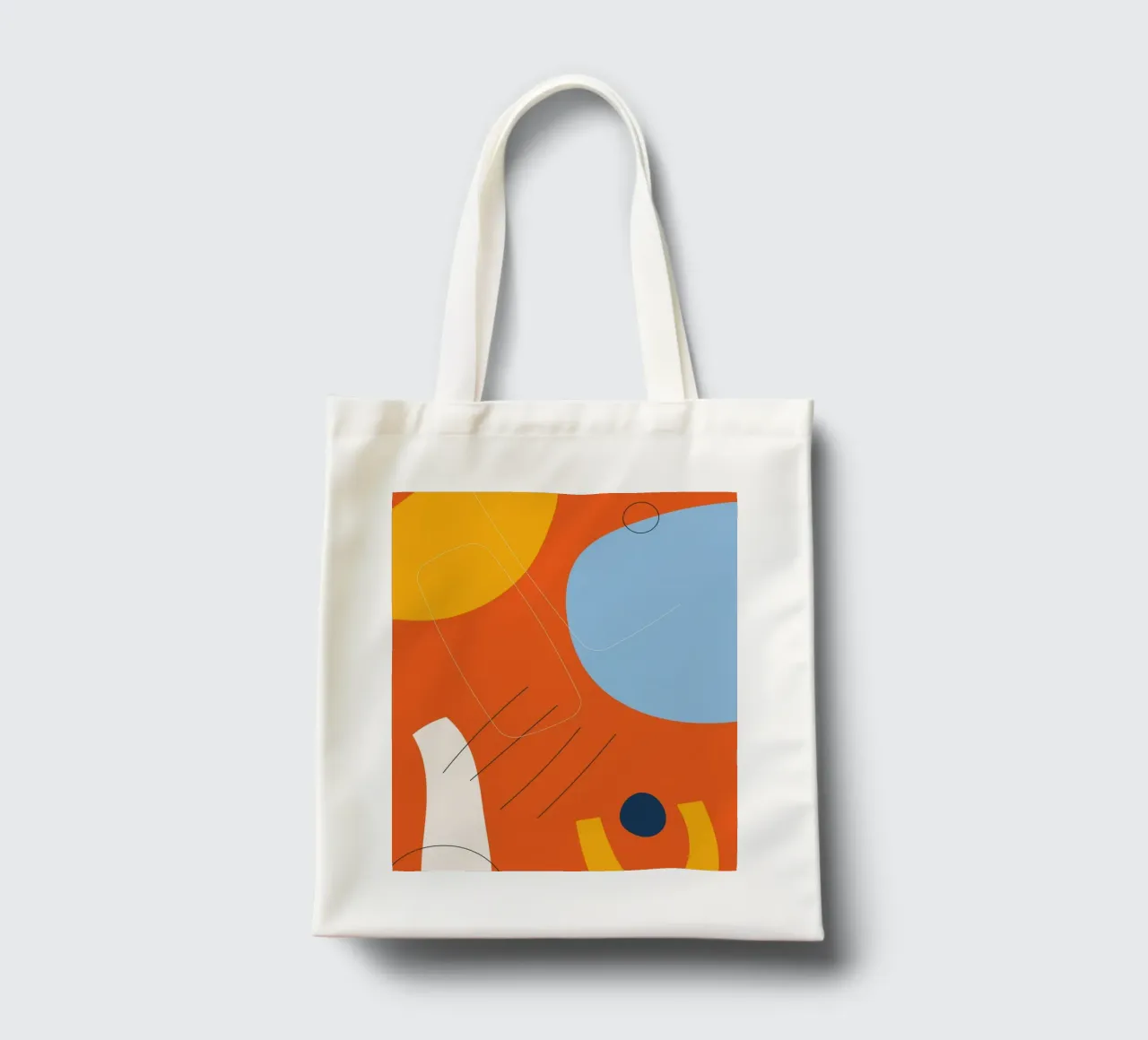 Esplosione astratta di colori - Design moderno borsa in juta da Whole©