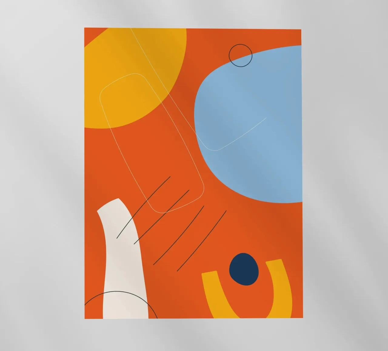Esplosione astratta di colori - Design moderno pellicola backlit da Whole©