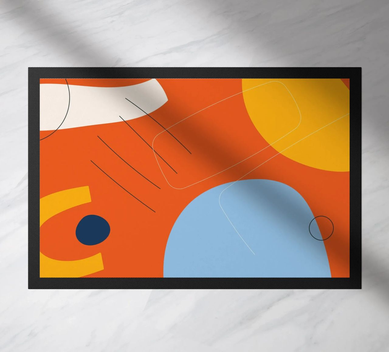 Esplosione astratta di colori - Design moderno zerbino da Whole©