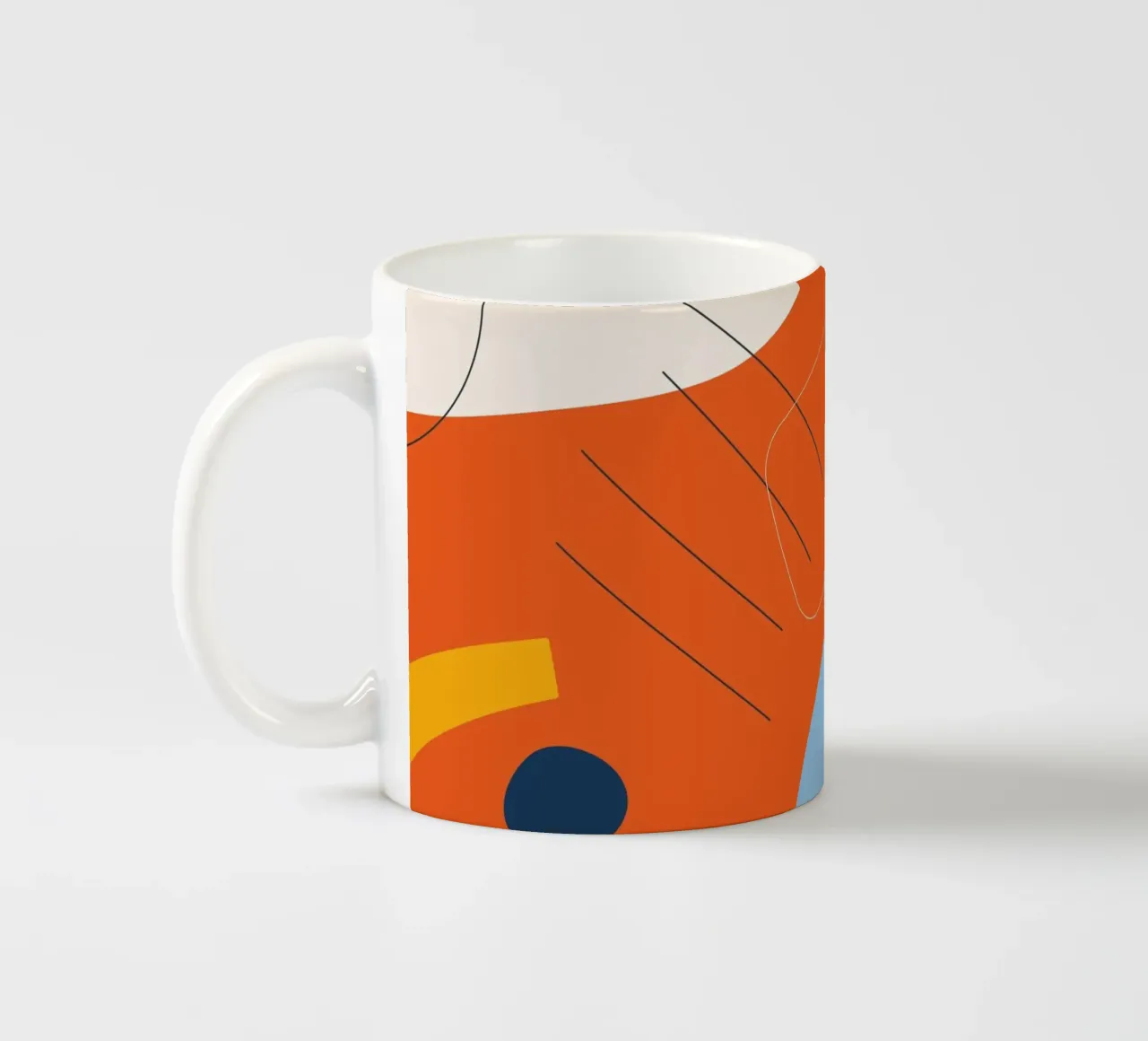 Esplosione astratta di colori - Design moderno tazza in ceramica da Whole©