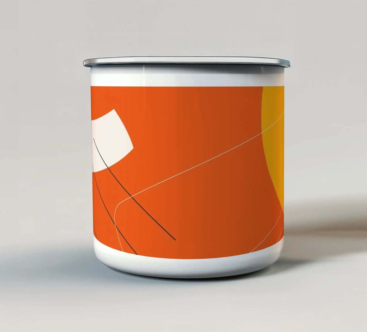 Esplosione astratta di colori - Design moderno tazza in smalto da Whole©