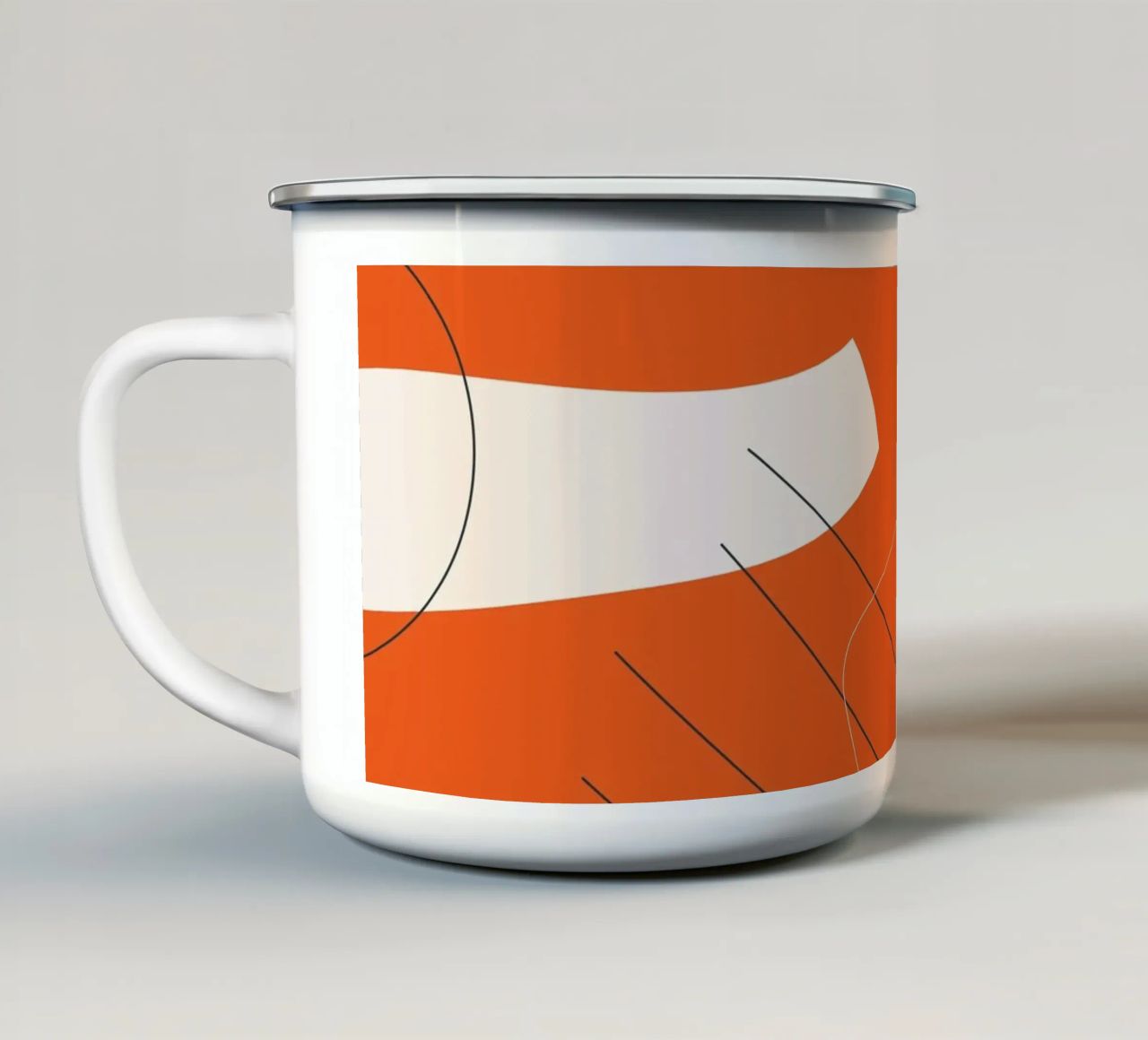 Esplosione astratta di colori - Design moderno tazza in smalto da Whole©