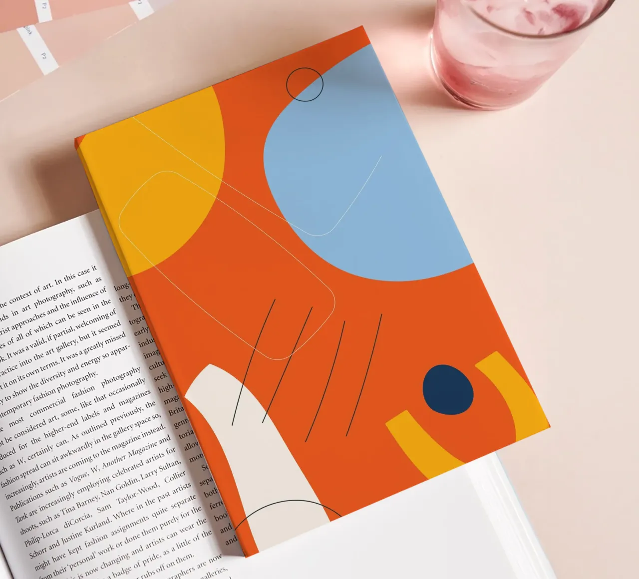 Abstract colour explosion - Modern design notebook by Whole©