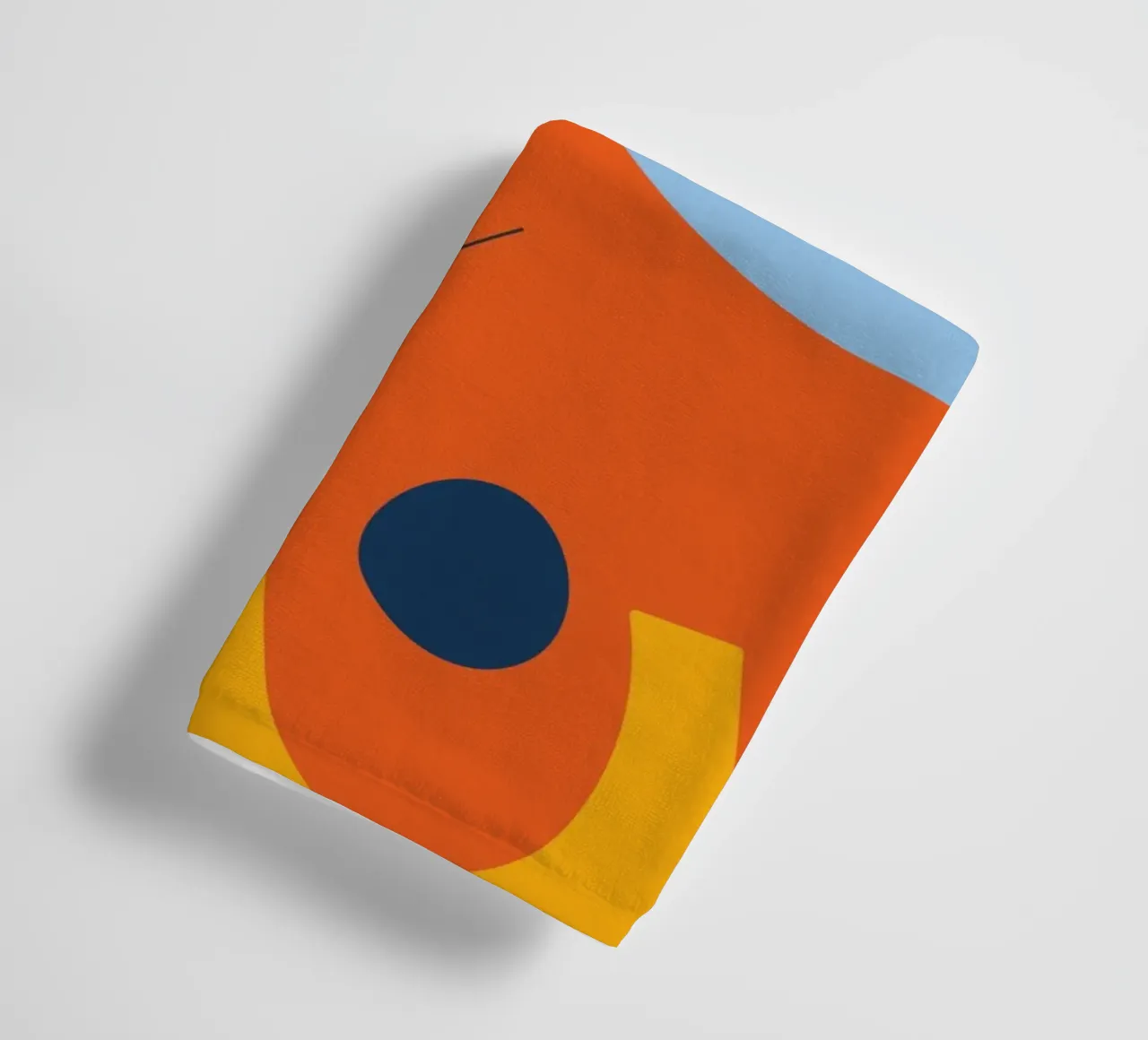 Abstract colour explosion - Modern design towel by Whole©