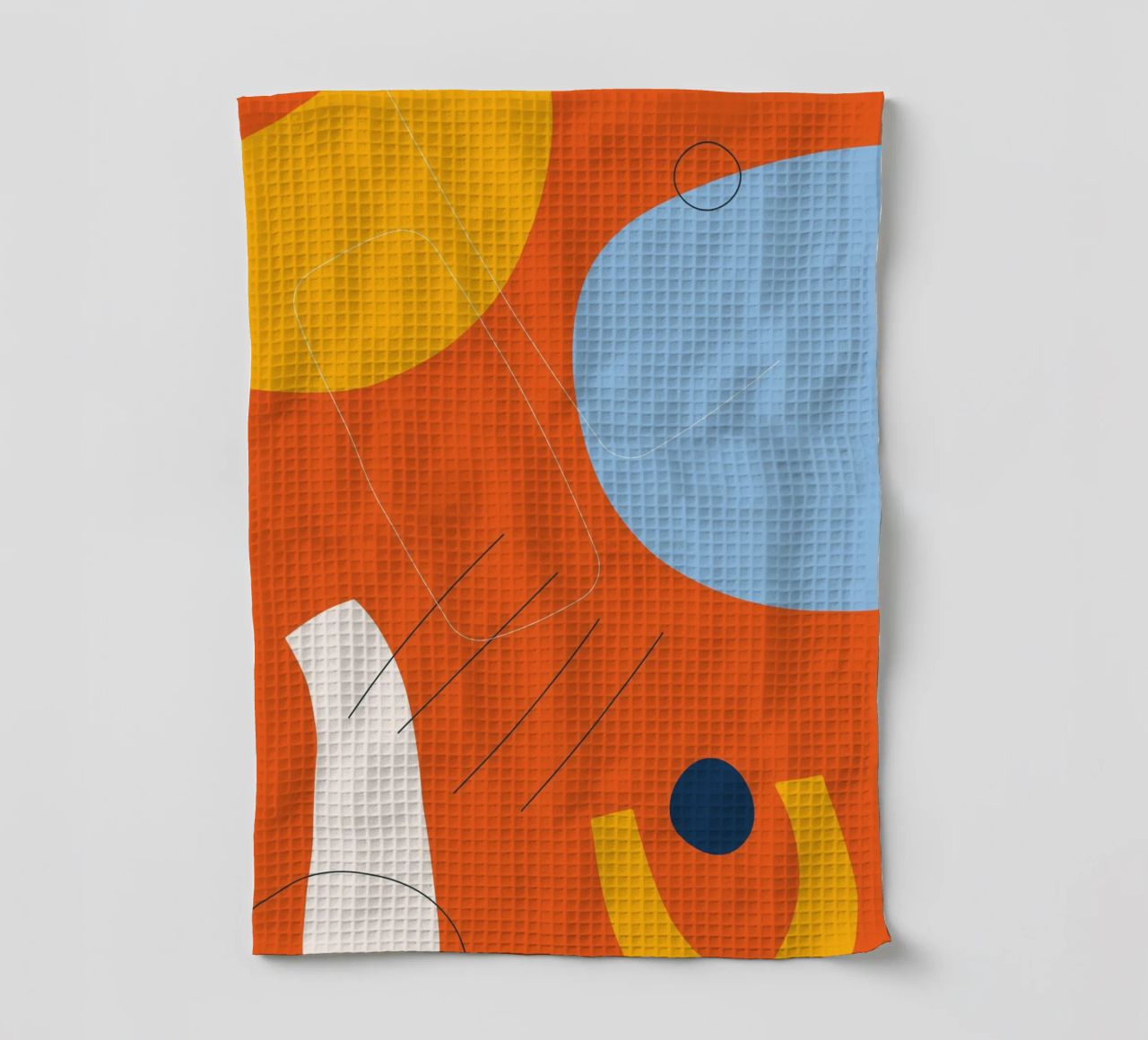Esplosione astratta di colori - Design moderno canovaccio da cucina da Whole©